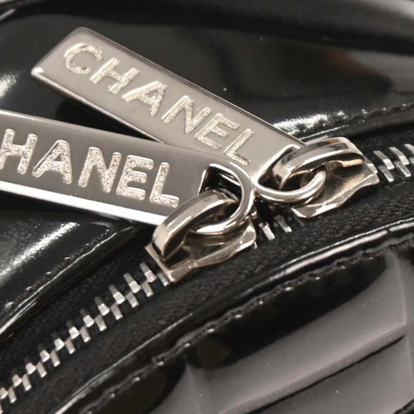 Chanel Black Patent Leather Handbag - Picture 5 of 10